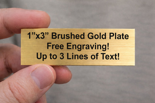 Brushed gold 1x3 custom - brushed,