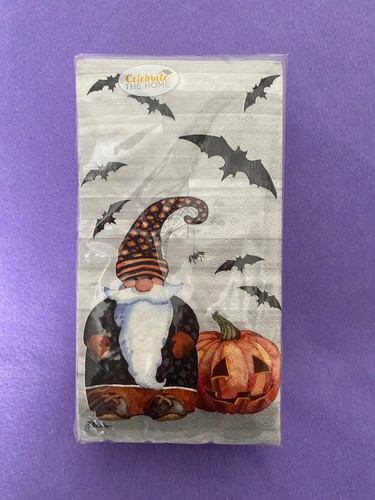 Halloween gnome guest towels - gnome,