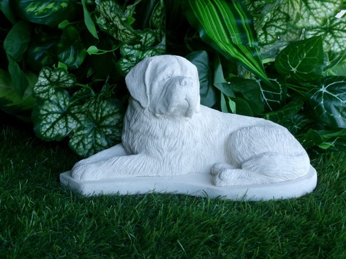 Bernard concrete statue - concrete, pet