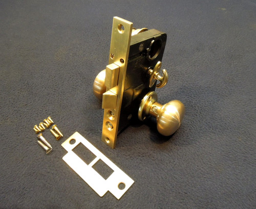 Antique entry mortise lock - entry,