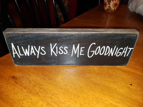 Decorative wood block sign - decorative,