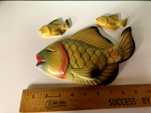 Bathroom fish wall decor