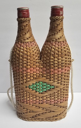Vintage double wine woven - vintage,