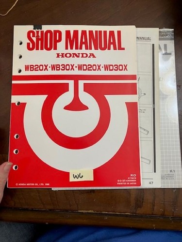 Oem honda wb20x wb30x wd20x - wb30x,