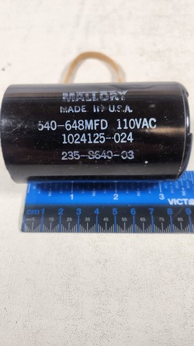 Mallory 540 648mfd - (1,
