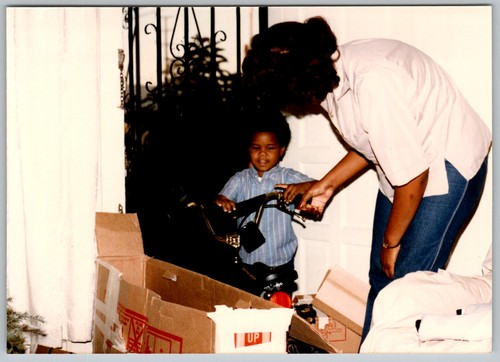 Vtg color snapshot woman and - snapshot,