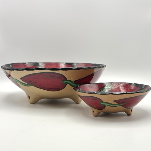 Mexican footed pottery - mexican,