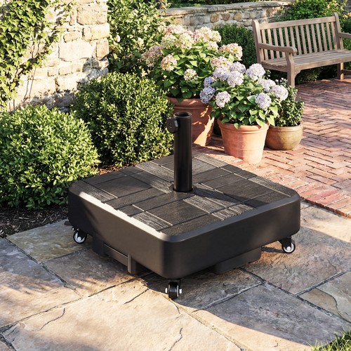 Patio umbrella base - umbrella, with