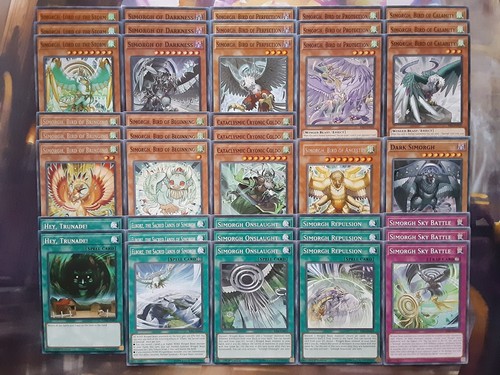 Yugioh simorgh deck card - deck, 40