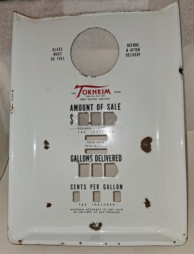 Antique tokheim gas pump - antique,