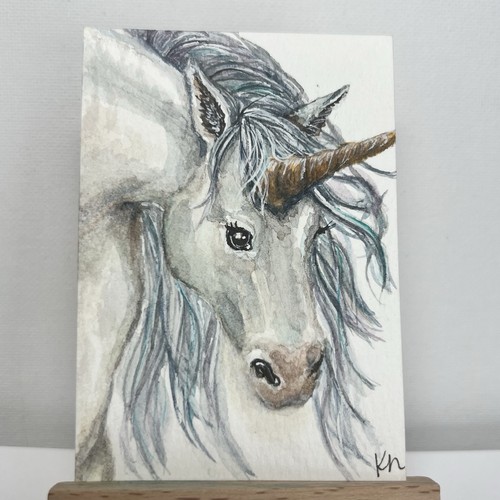 Aceo print from watercolor - from,