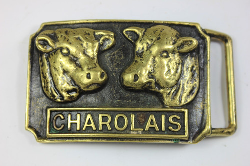 Vintage charolais bull double - bull,