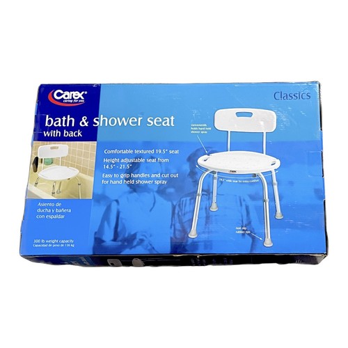 Carex bath shower seat with - carex, &