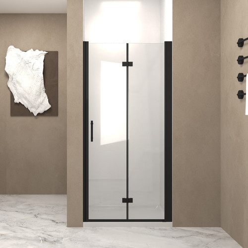 Semi frameless bifold shower - semi-frameless,