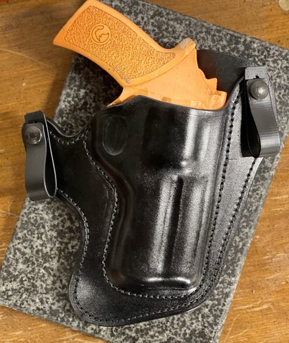 Custom molded iwb - gun, leather