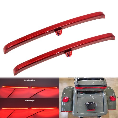 Red led fender blades - blades, brake