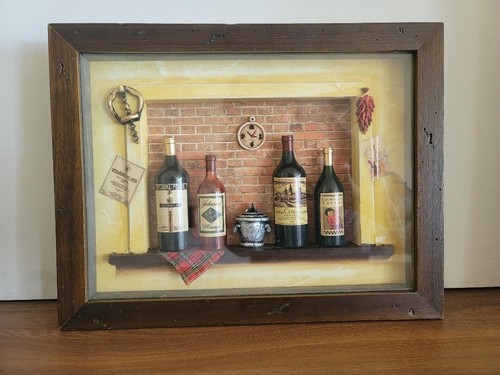 Vintage art miniature - miniature, wine