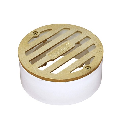 Inch brass drain - brass, grate