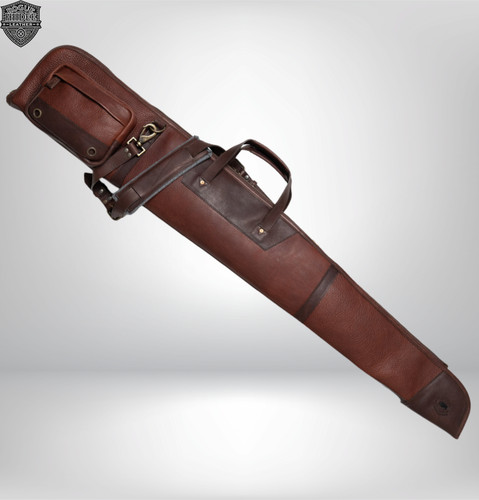 Leather shotgun slip - shotgun, case