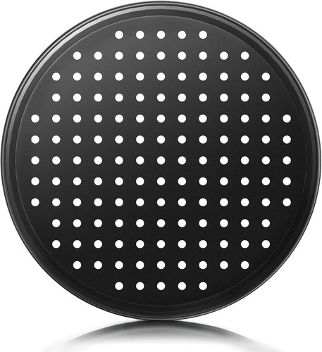 Inch pizza pan with - inch, holes
