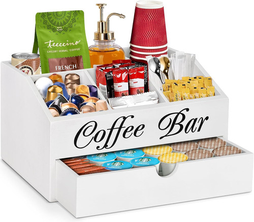 Coffee bar organizer - coffee,