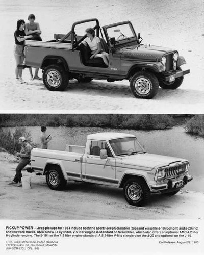 1984 jeep scrambler - 1984, and