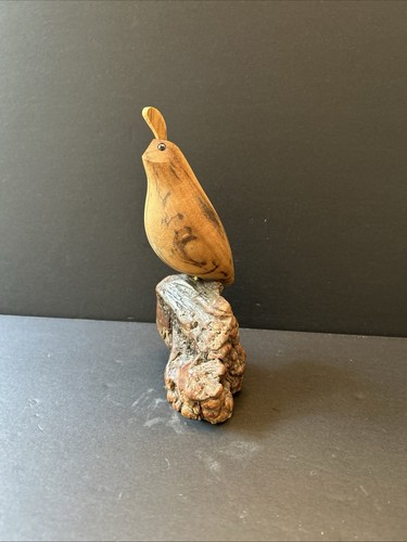 Beautiful mcm carved quail - mcm,