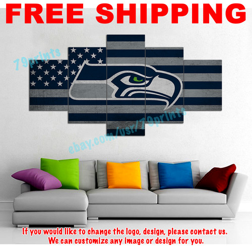 Framed seattle seahawks old - framed,