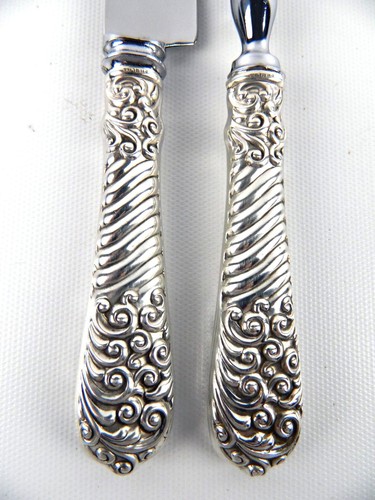 Antique ornate sterling - sterling, silver