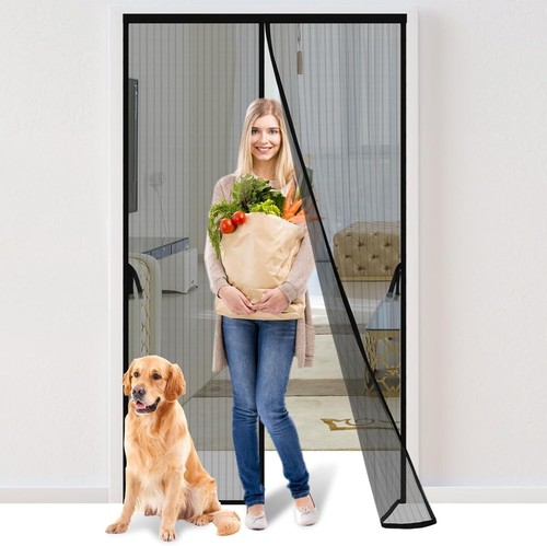 Magnetic screen door fit for - door, -fit