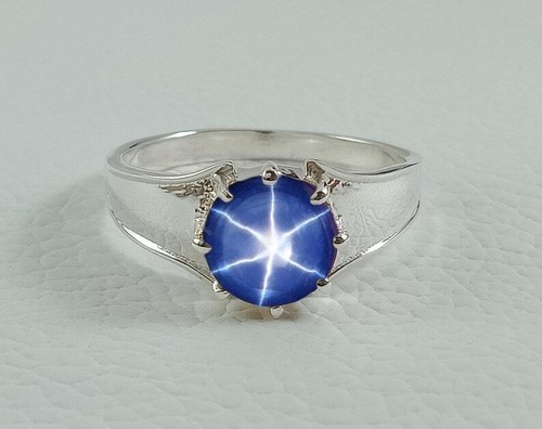 Star sapphire ring 925 - star, ring,