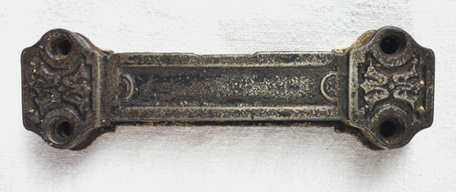 Vintage cast iron door latch - vintage,