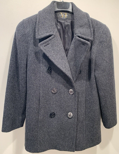 Heavy wool pea coat style - vi,