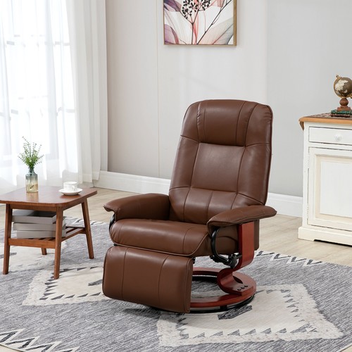 Faux leather manual recliner - leather,