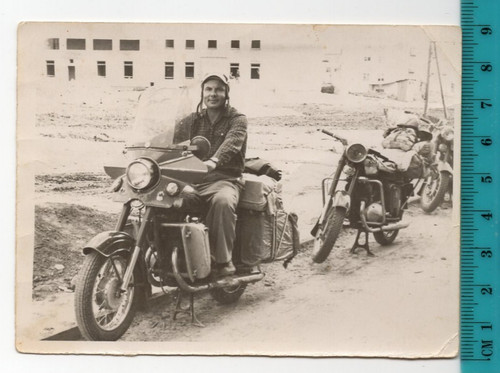 Vintage ussr photo - ussr, motorcycle