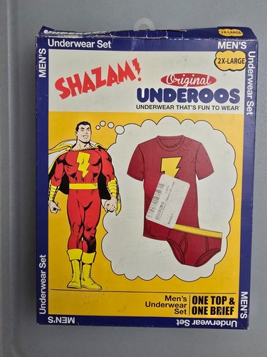 Shazam mens underoos shirt - shazam!, t-shirt