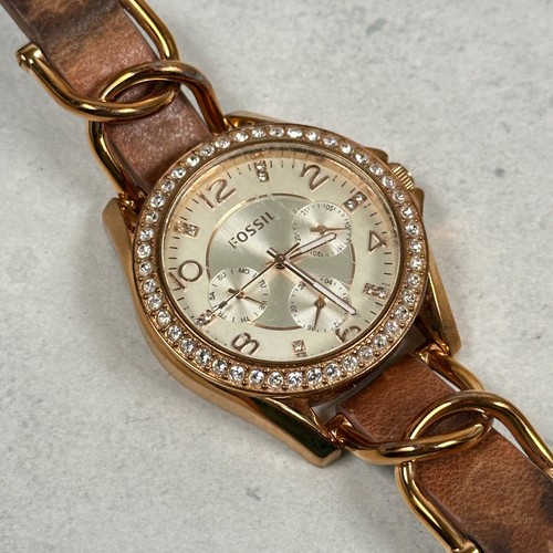 Fossil watch womens - 37mm, pave