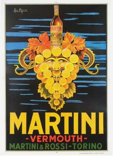 Martini rossi vermouth - rossi, poster