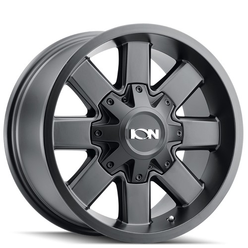 Satin black ion alloy wheels - black,