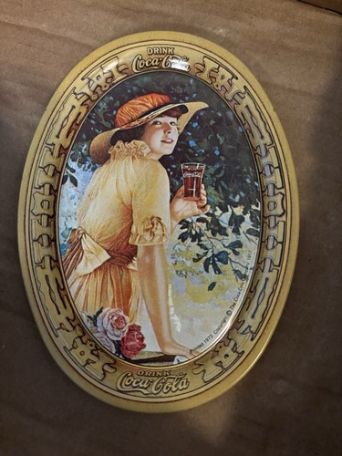 Vintage oval coca cola coin - oval,