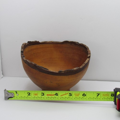Hand turned natural edge - hand‑turned,