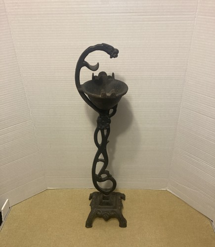 Antique cast iron dragon - iron,