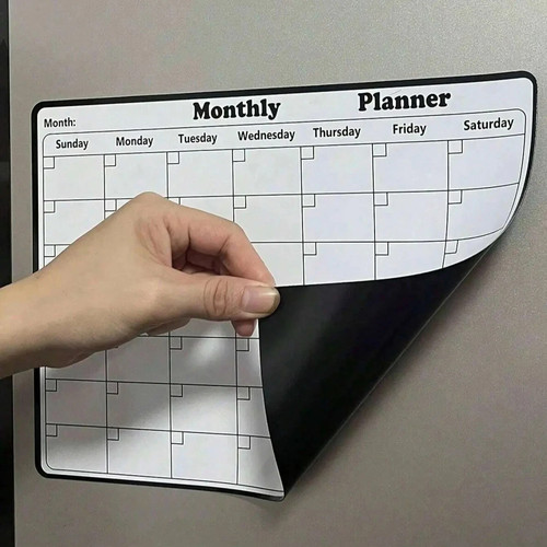Magnetic dry erase monthly - dry,