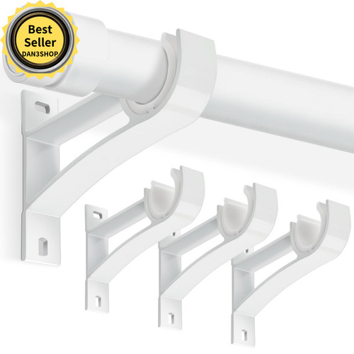Curtain rod brackets set 4 - curtain, of