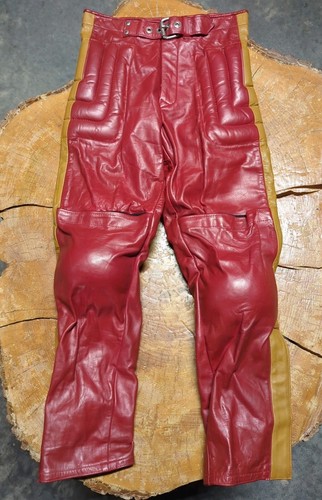 Rare nice vtg leathers race - vtg,