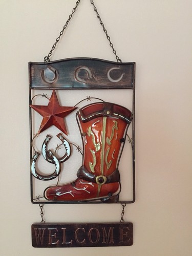 Rustic western welcome - 3d,