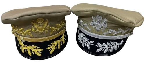 Pair khaki military style - of,
