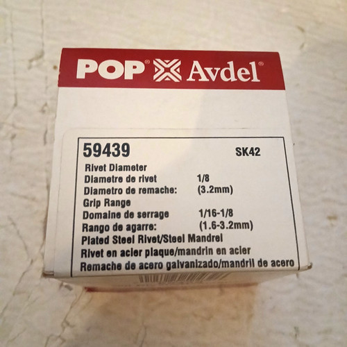 Pop avdel steel - rivet, 100