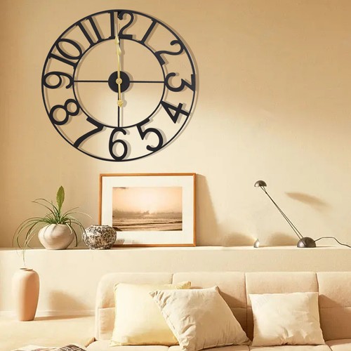 Large vintage wall clock - 24'',
