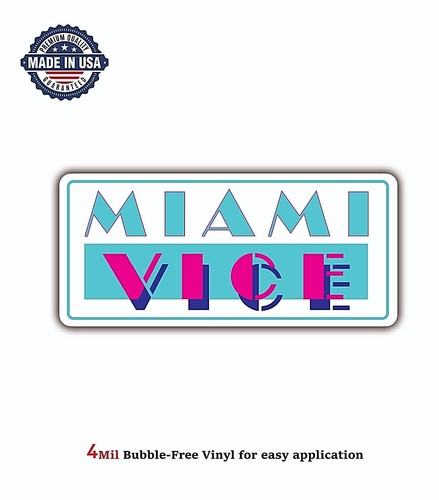 Miami vice vinyl decal sticker - decal,